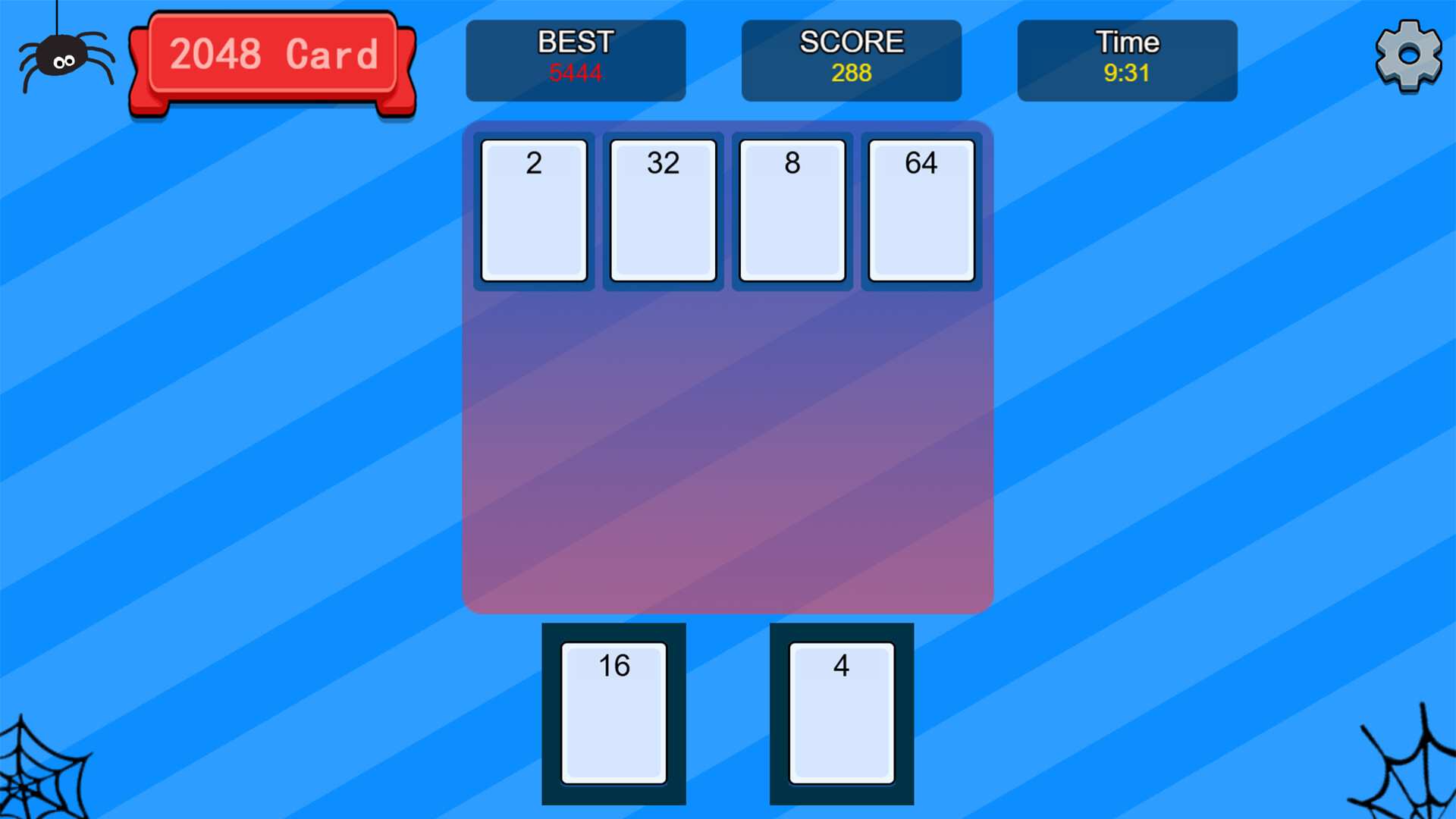 2048card screenshot 1