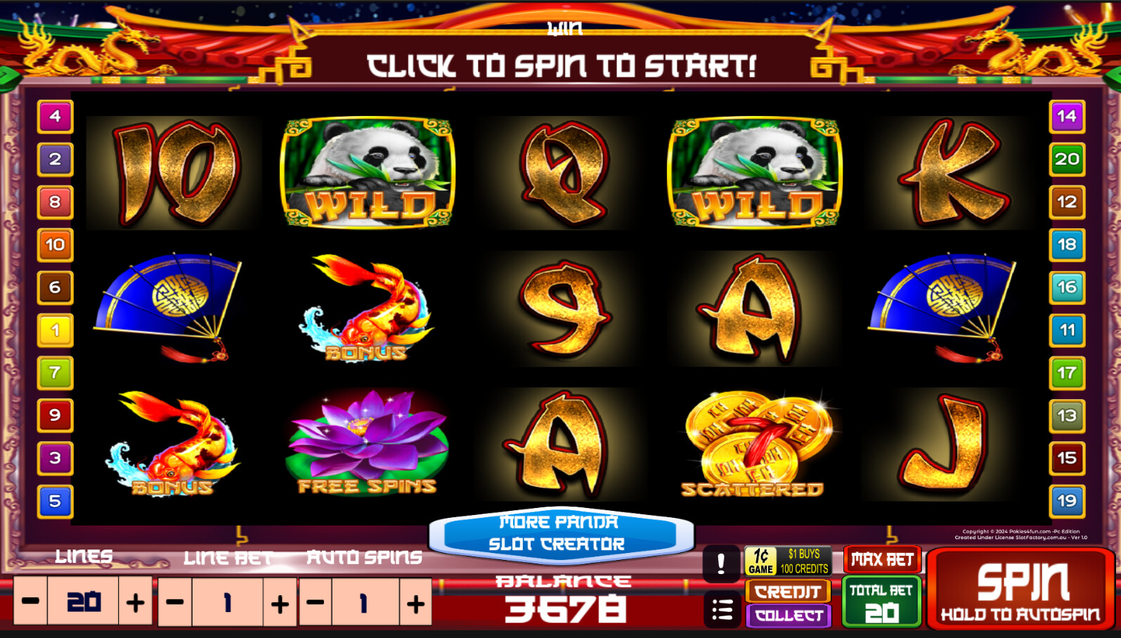 More Panda - Slot Creator screenshot 5