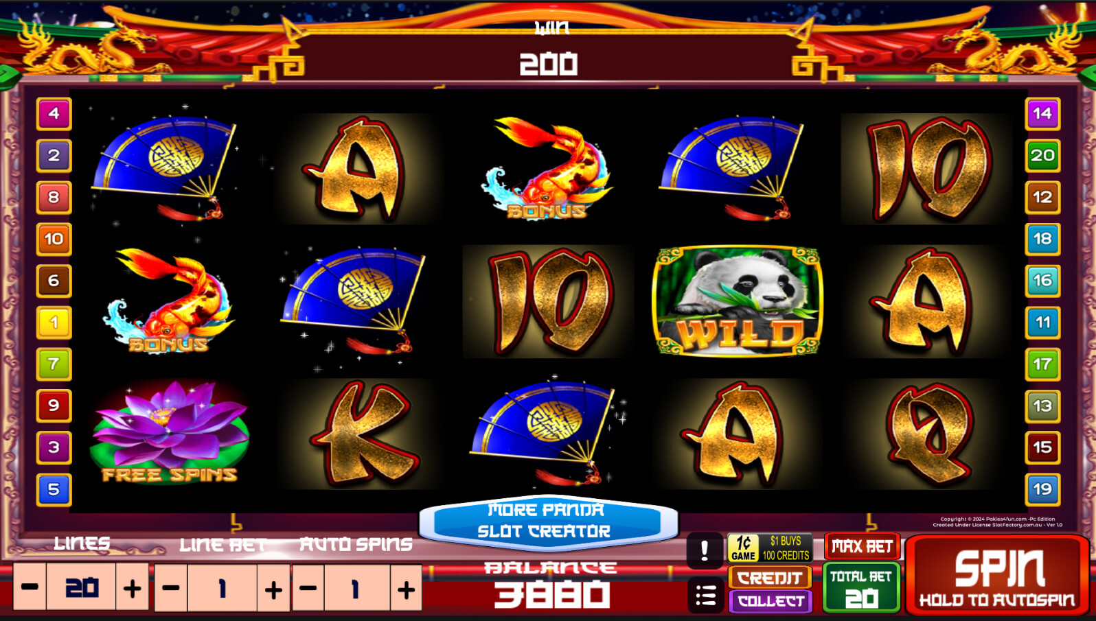More Panda - Slot Creator screenshot 9