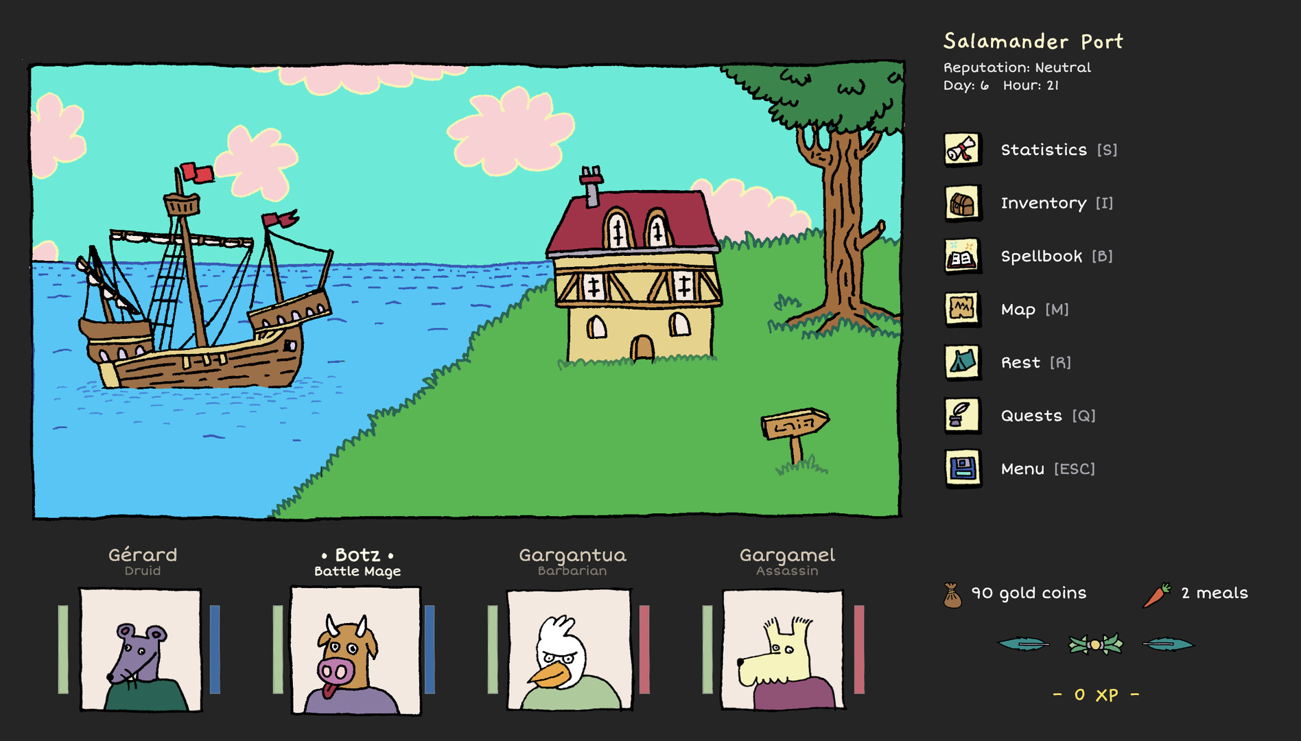 Heroes of the Seven Islands screenshot 1