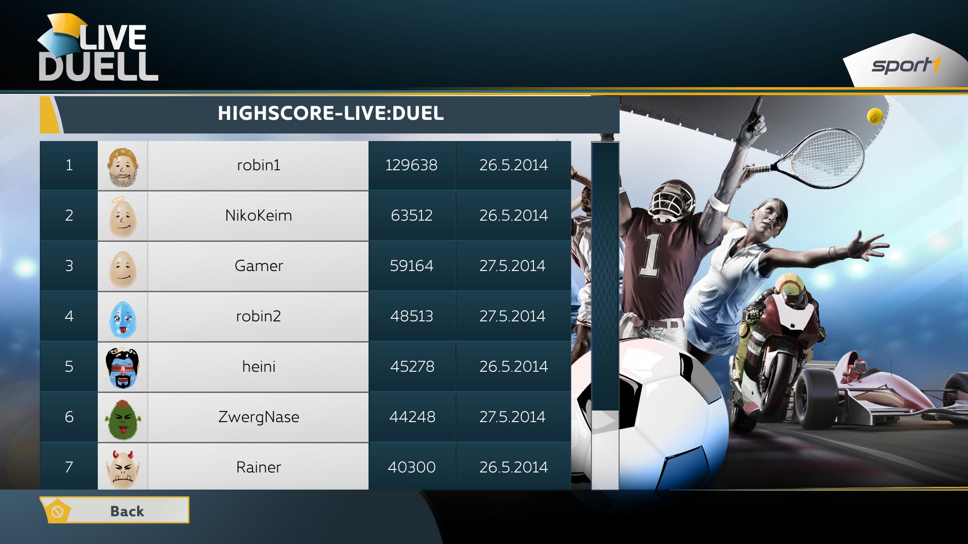 SPORT1 Live : Duel screenshot 12