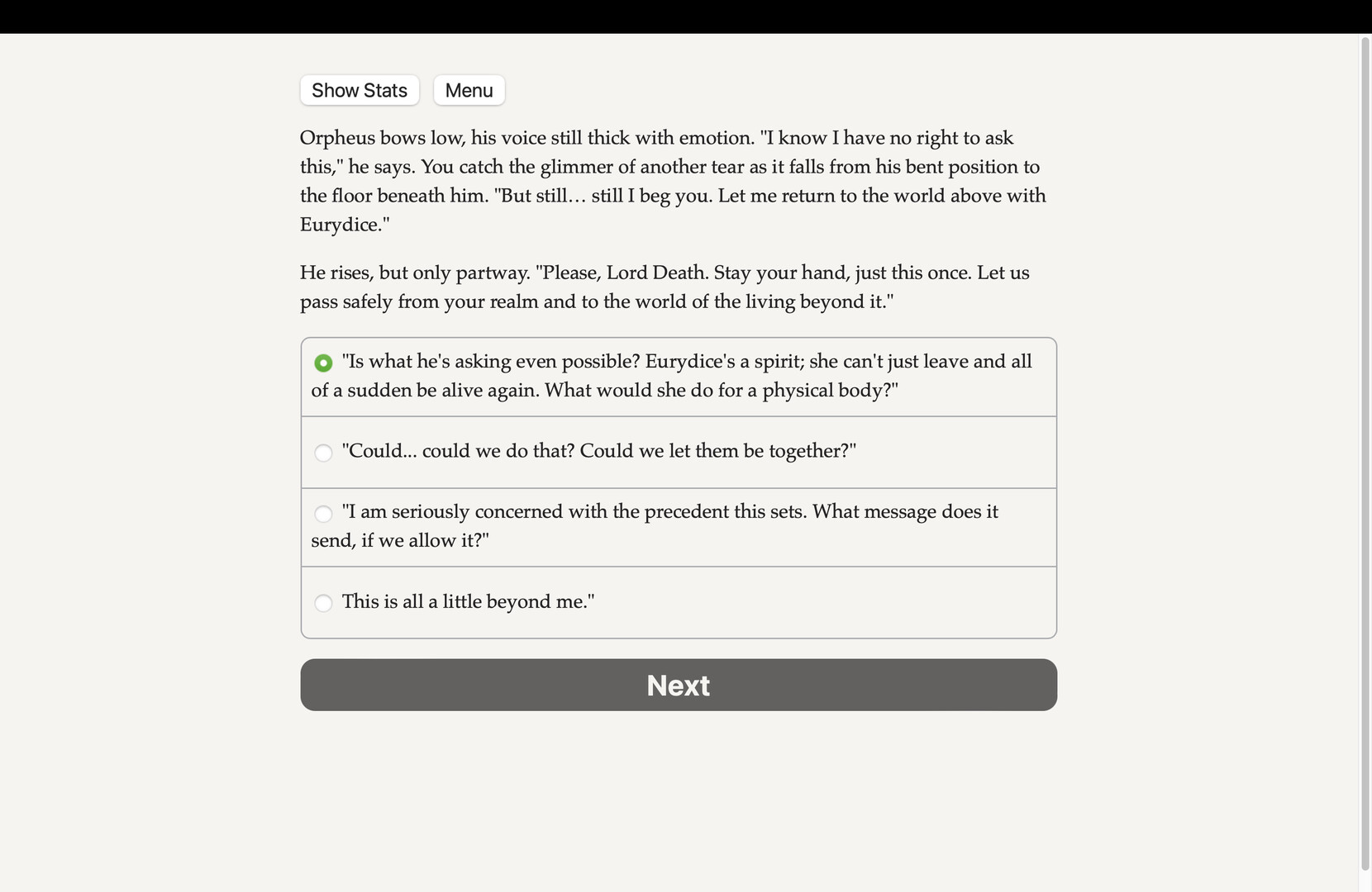 Fields of Asphodel screenshot 1
