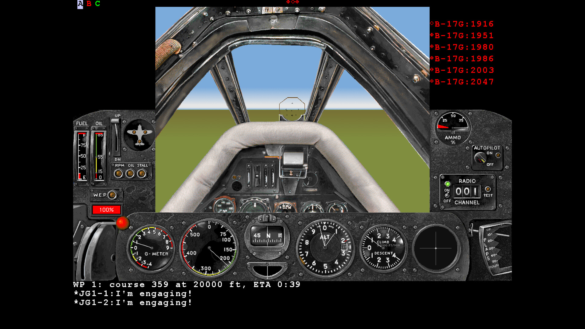 Air Warrior II screenshot 5
