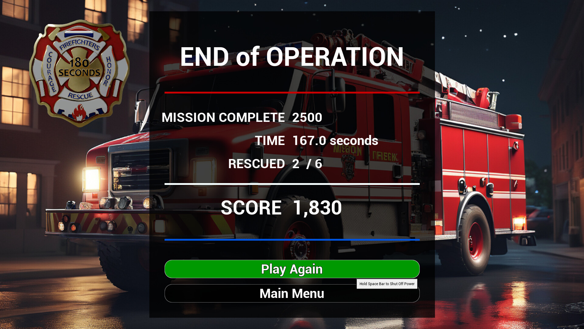 180 Seconds: A Firefighter's Call screenshot 2