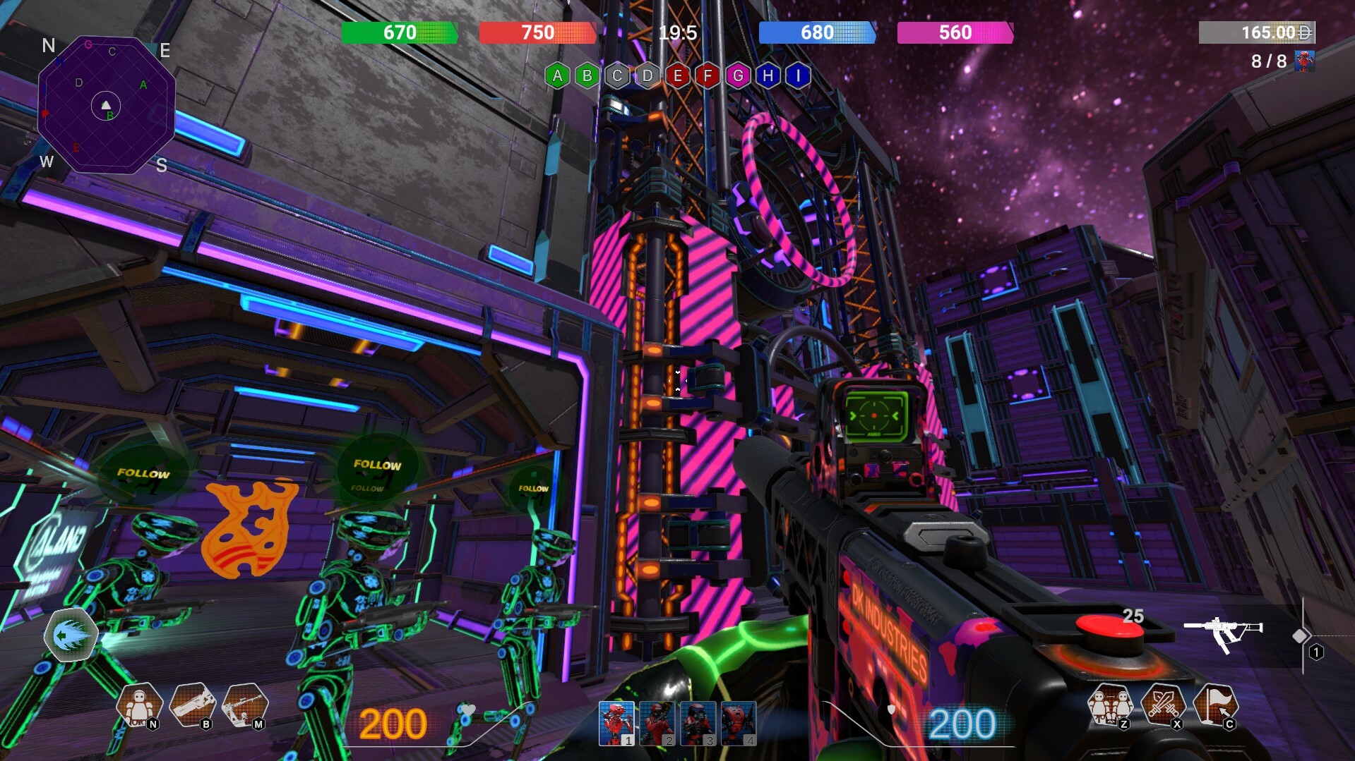 Neon Phonk Robots screenshot 7