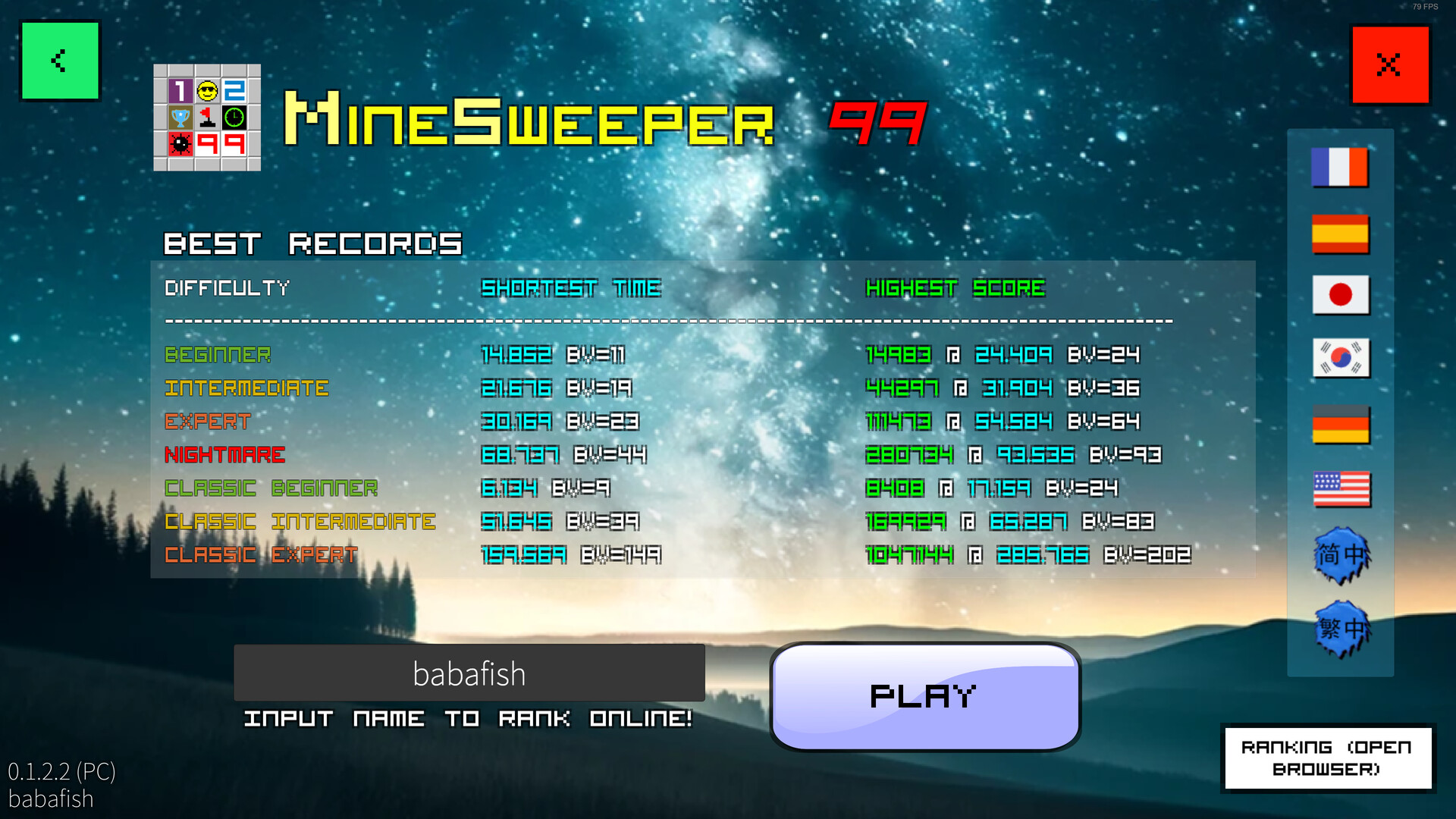 Minesweeper 99 screenshot 1