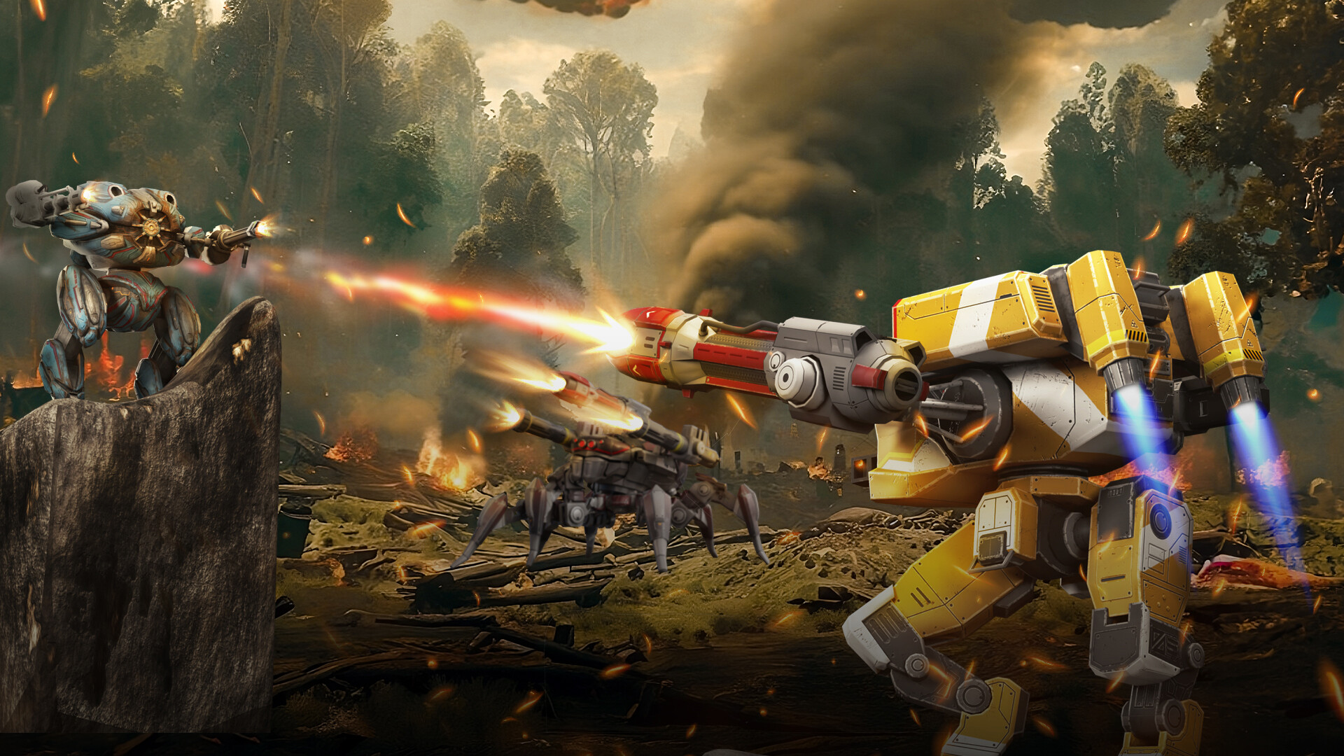 Mech Wars Online Robot Battles screenshot 4