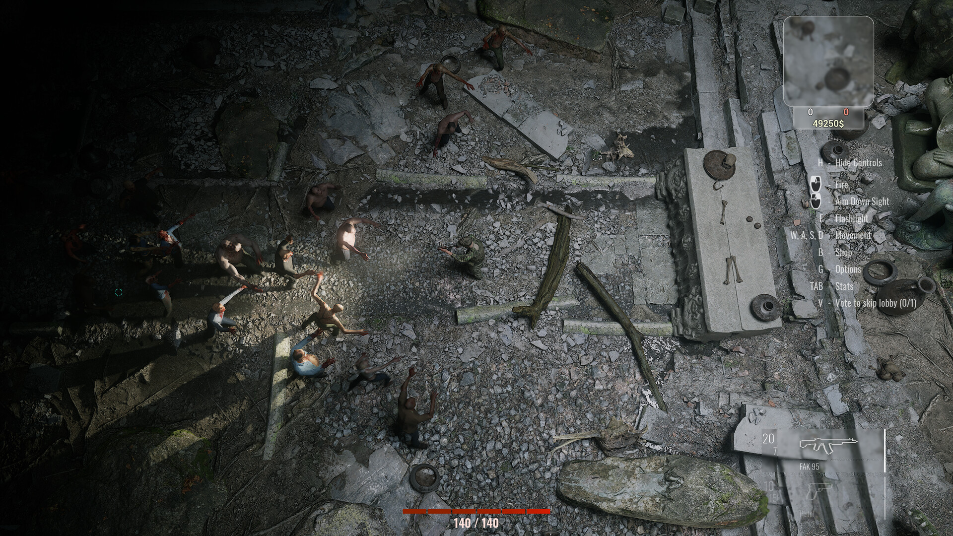 Modern Zombie Defense screenshot 1