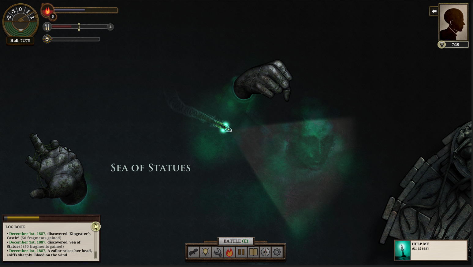 SUNLESS SEA screenshot 4