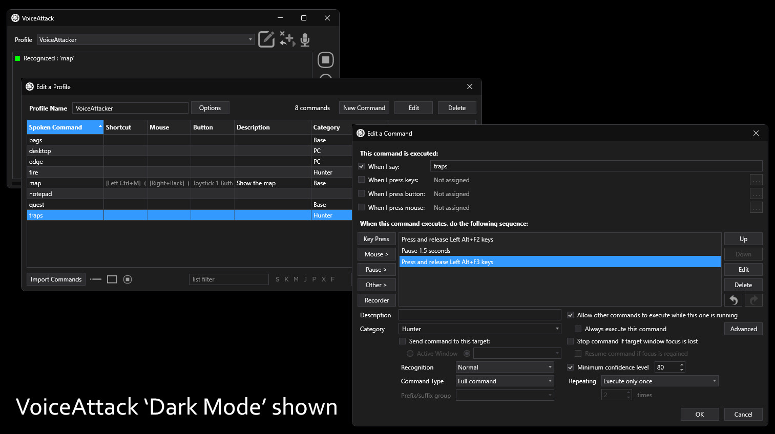 VoiceAttack v2 screenshot 1