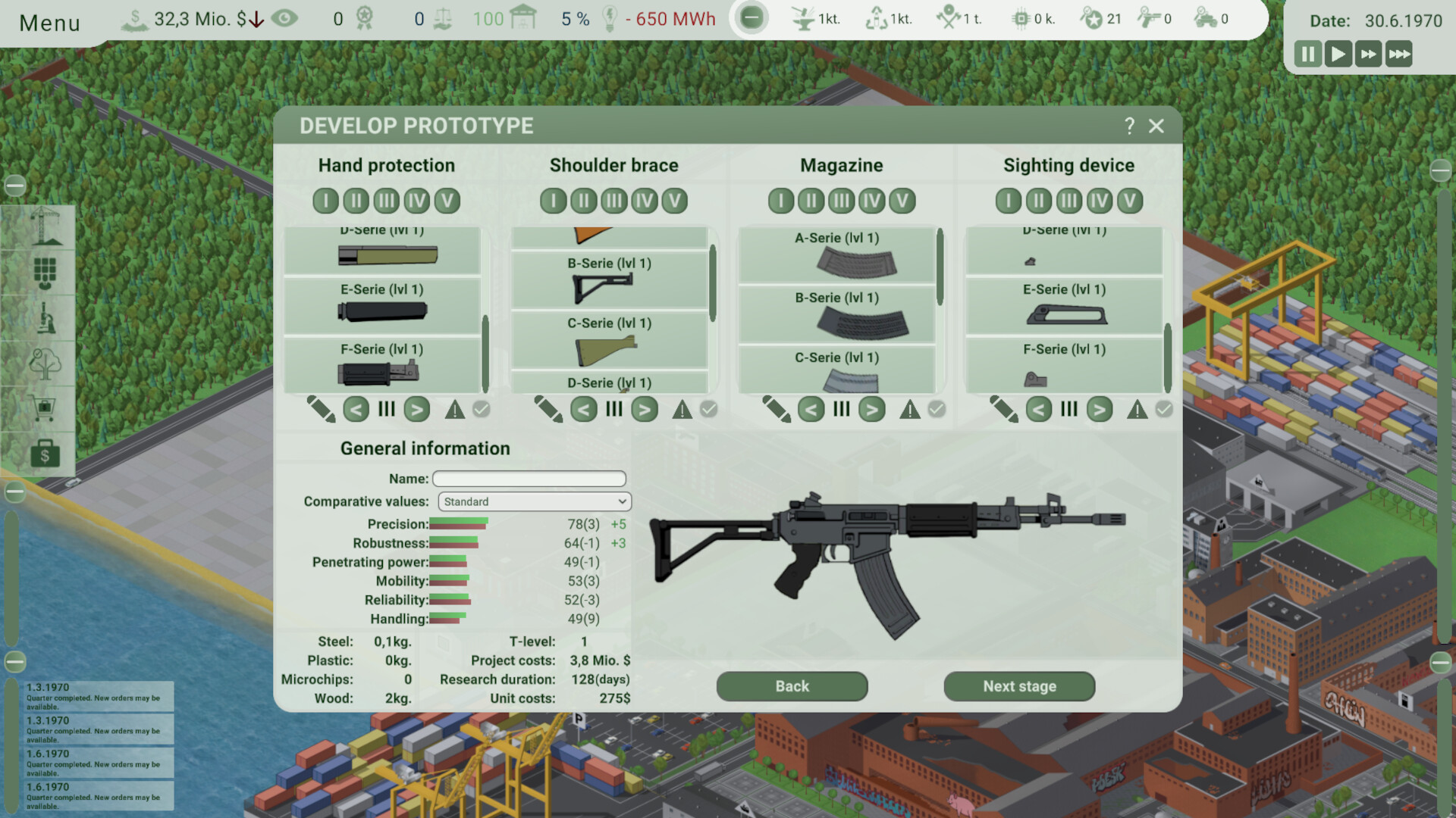 Werner Waffenwerke: Arms Tycoon screenshot 3