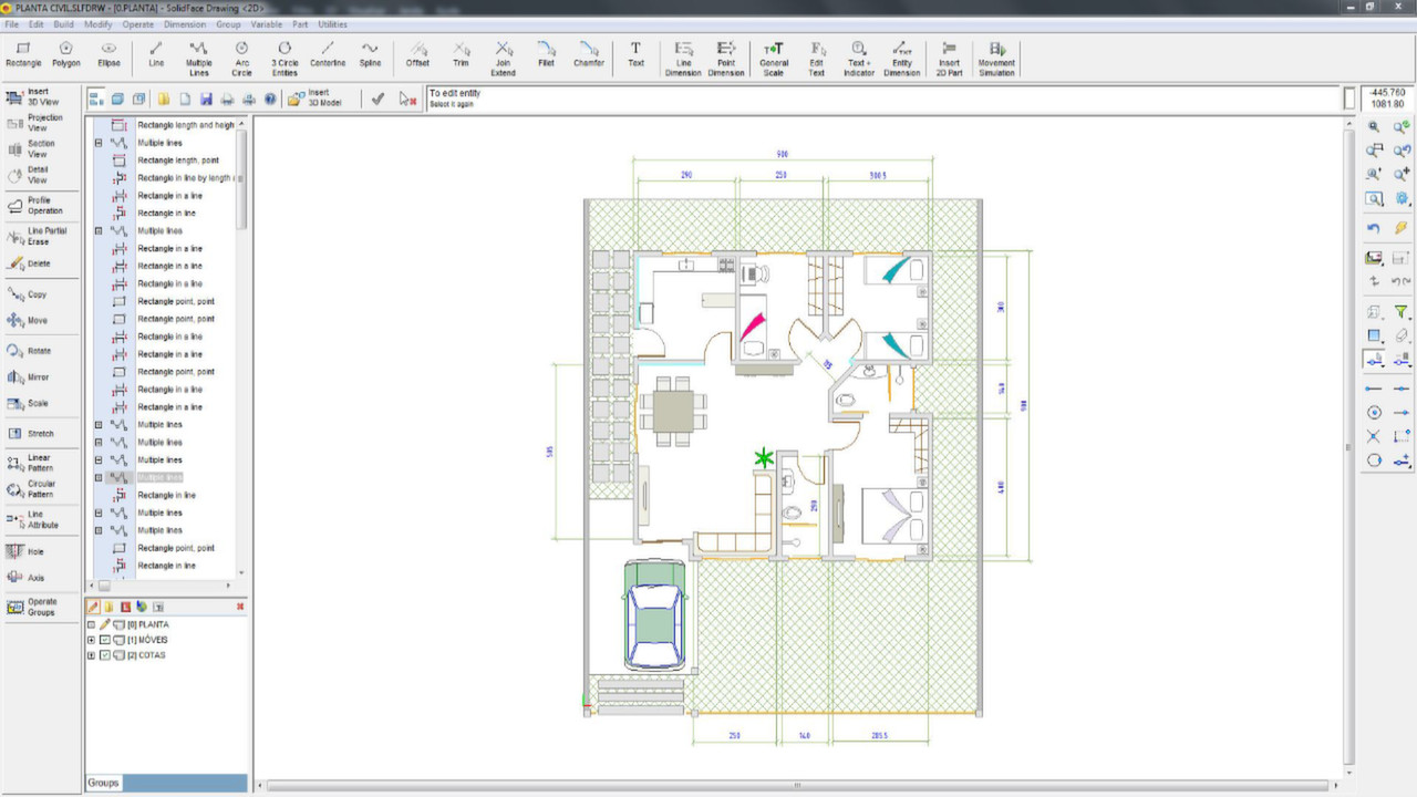 SolidFace Parametric CAD Modeler 2D/3D screenshot 5