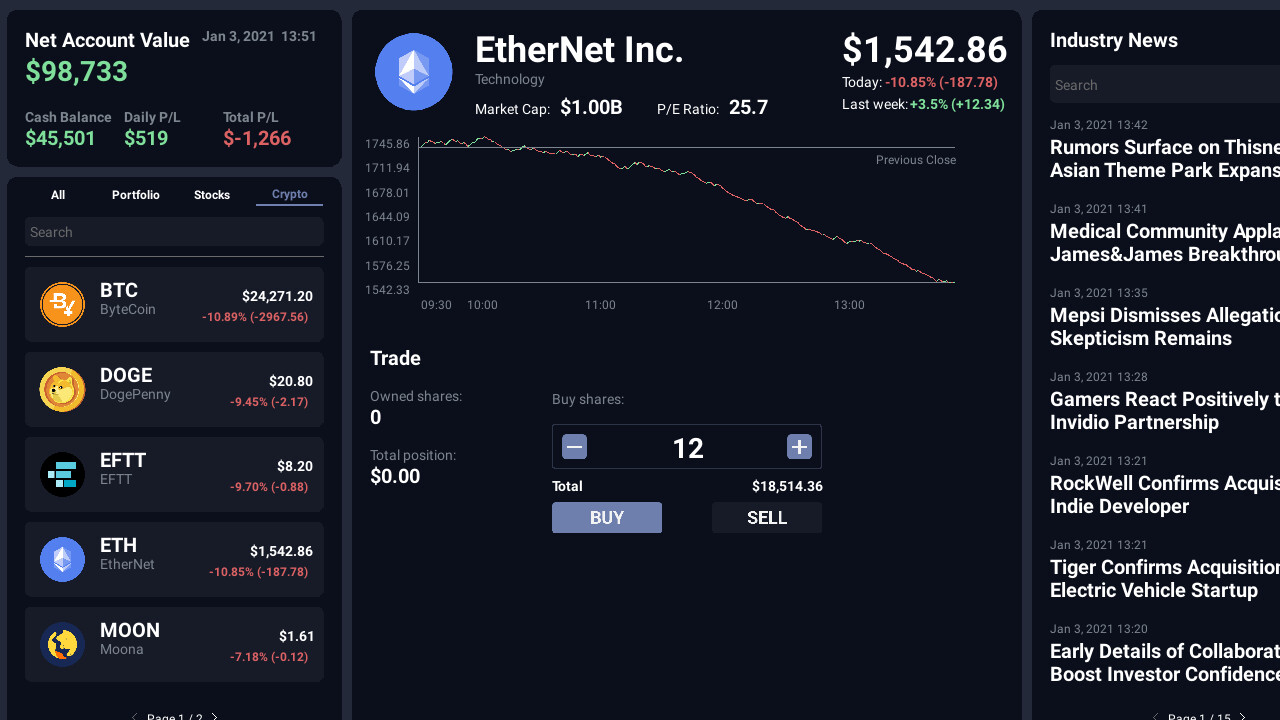 Day Trader Tycoon screenshot 2