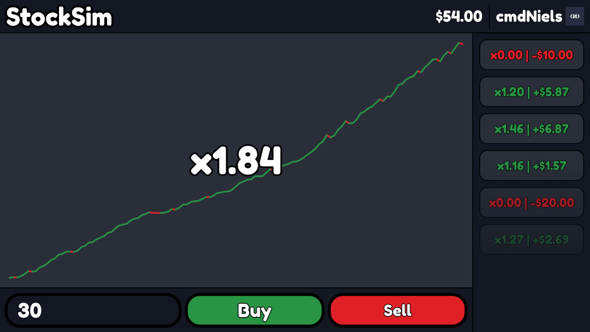StockSim screenshot 4