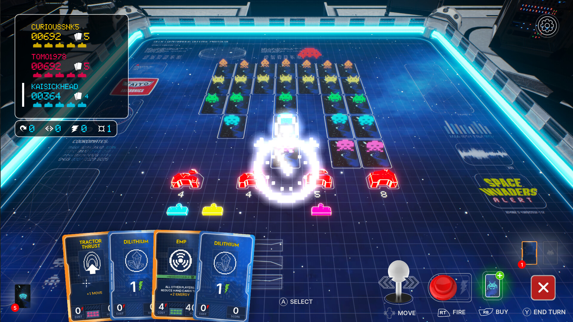 SPACE INVADERS: Deck Commander screenshot 1
