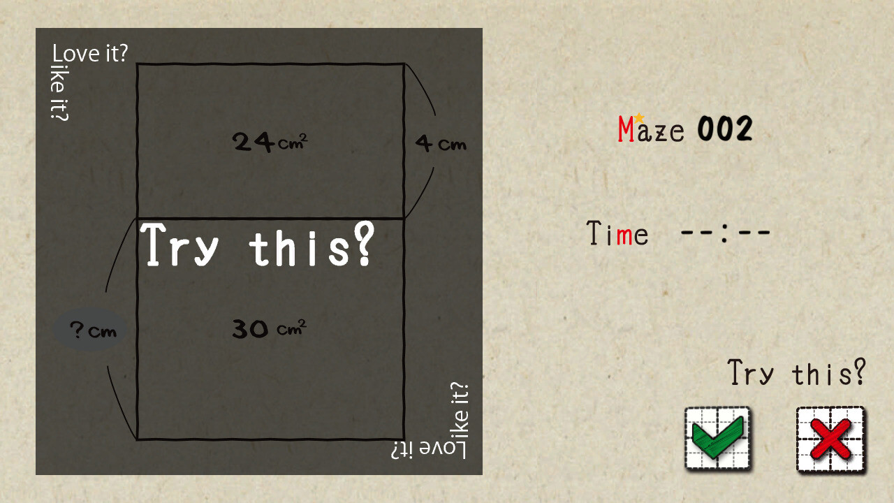 MENSEKI Area maze puzzles screenshot 2
