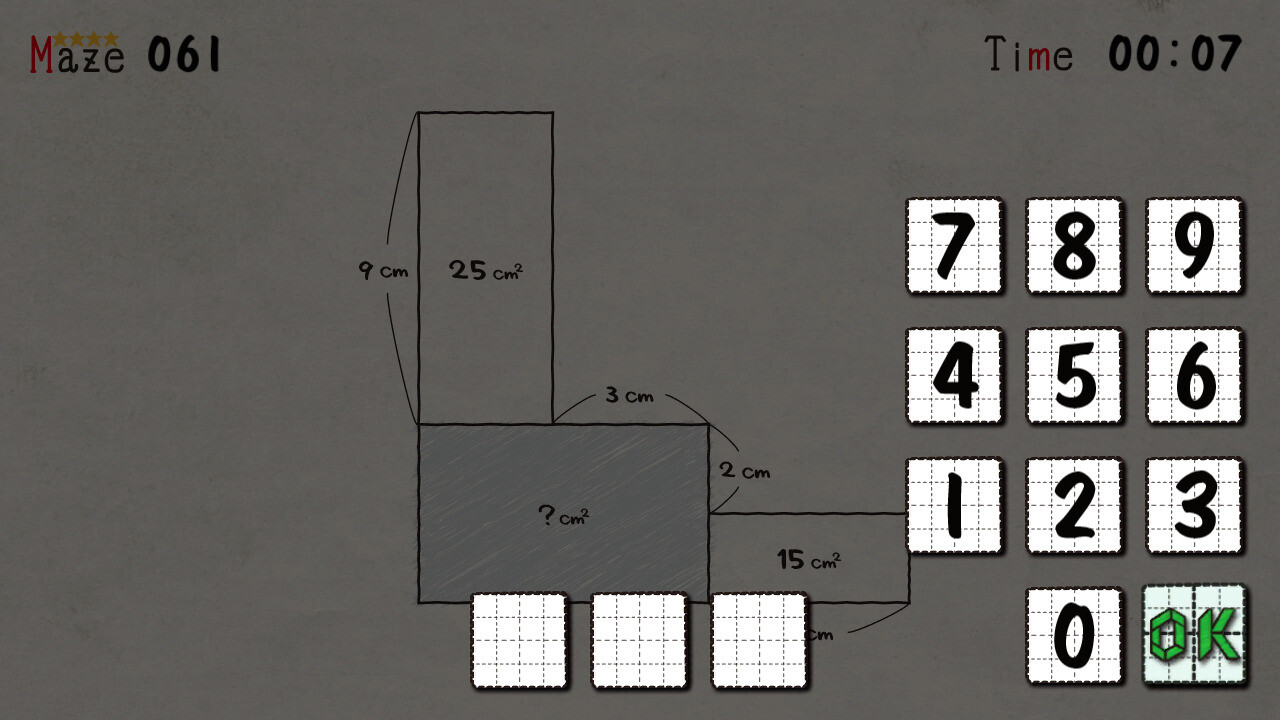 MENSEKI Area maze puzzles screenshot 3