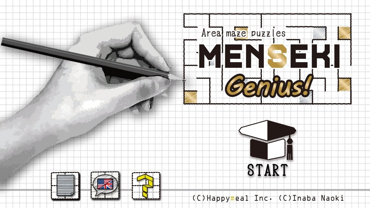 MENSEKI Genius!: Area maze puzzles screenshot 1