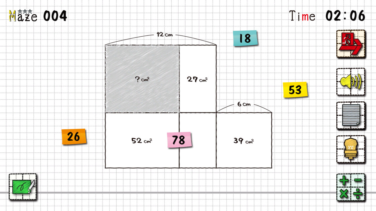 MENSEKI Genius!: Area maze puzzles screenshot 2