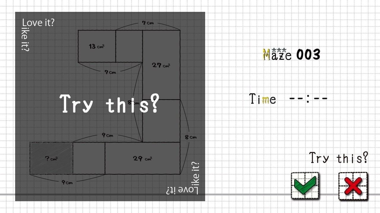 MENSEKI Genius!: Area maze puzzles screenshot 5