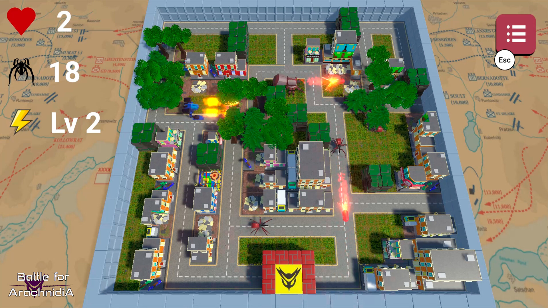 Battle of Arachnidia screenshot 10