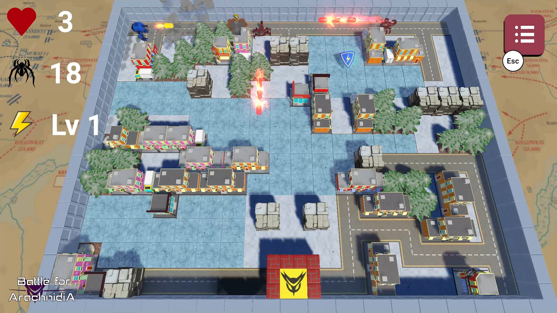 Battle of Arachnidia screenshot 2