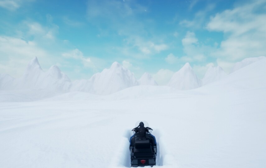 ポーラー エクスプローラー: 北極への VR そり遊び screenshot 3