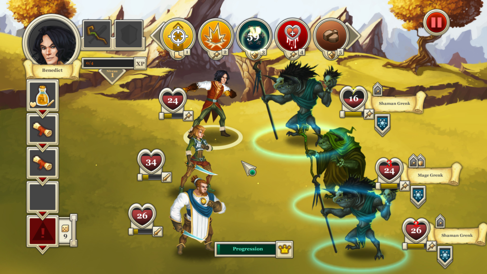 Heroes & Legends: Conquerors of Kolhar screenshot 1