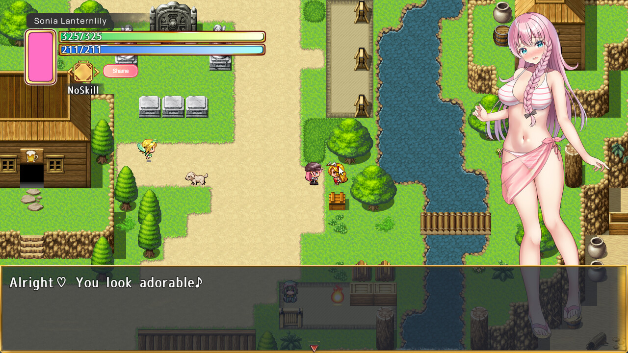 Senpai and the Mysterious Island screenshot 1