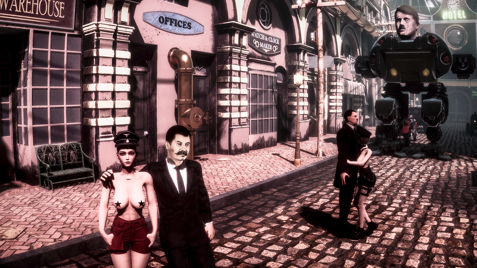 Stalin vs Hitler Hentai Sex War: Ussr Soviet Communism & Nazi screenshot 6