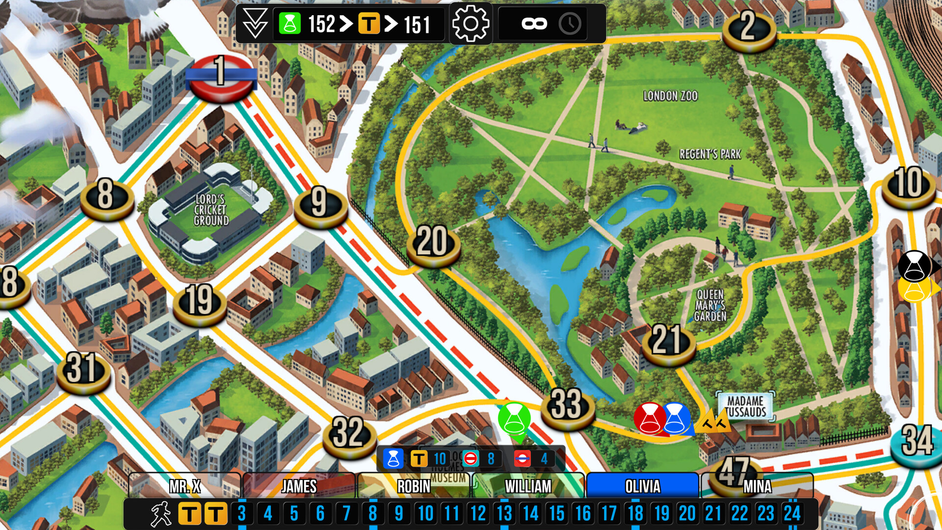 Scotland Yard – Hunting Mister X screenshot 2