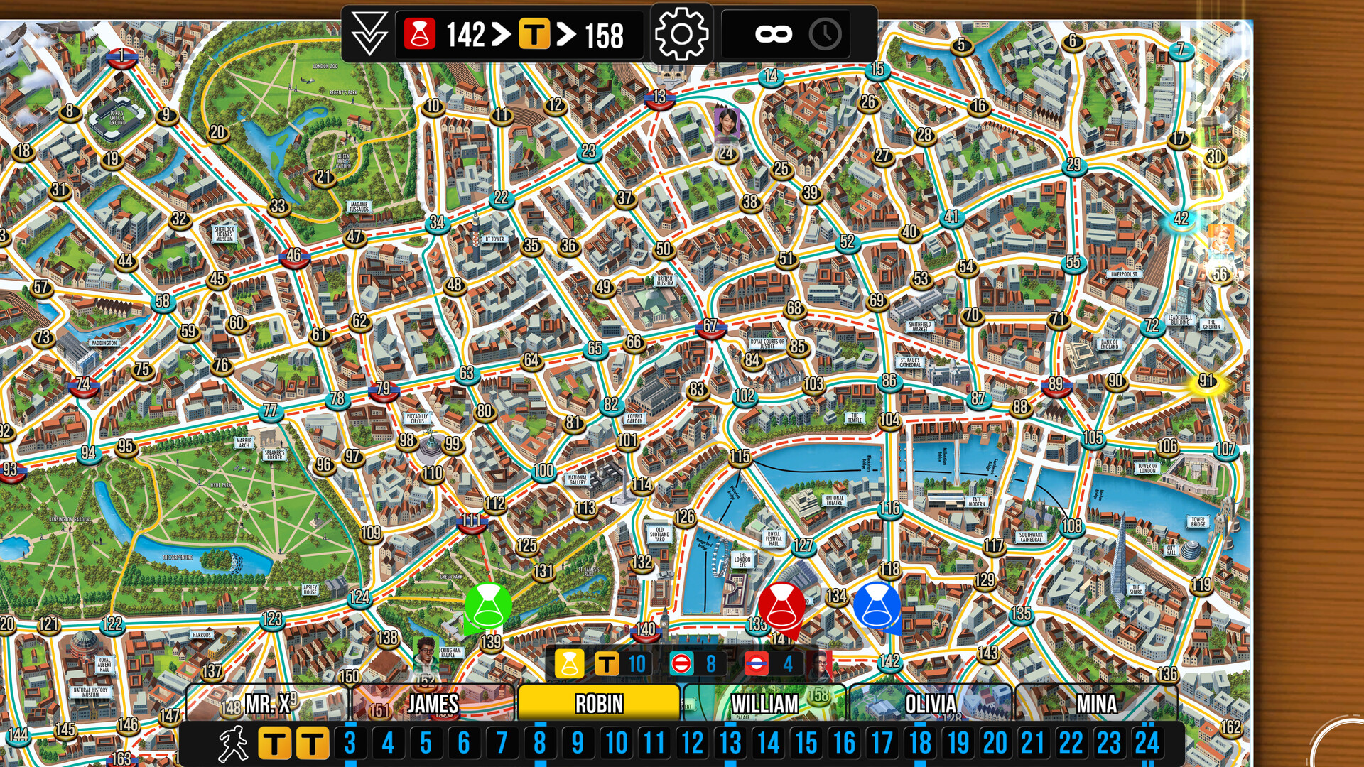 Scotland Yard – Hunting Mister X screenshot 1
