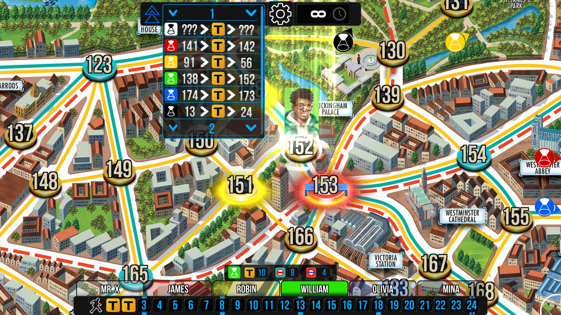 Scotland Yard – Hunting Mister X screenshot 9