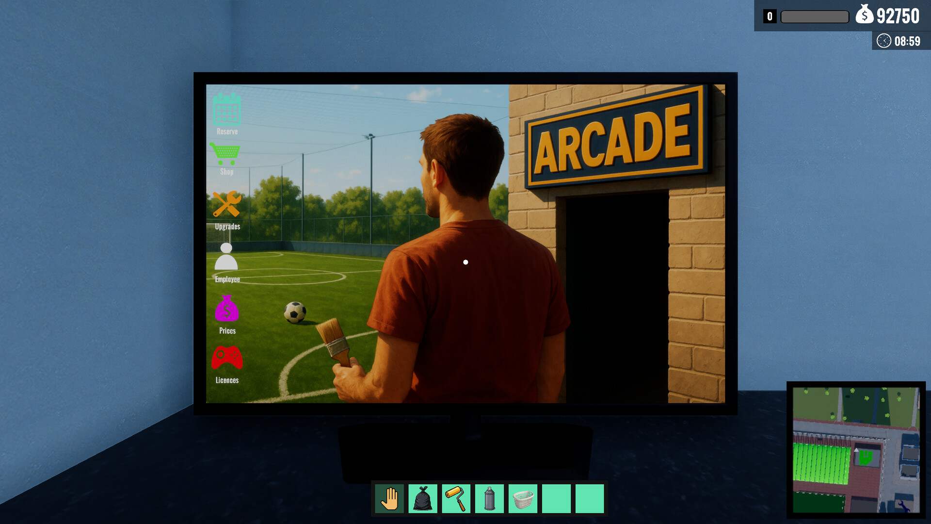 Football Pitch and Arcade Simulator screenshot 1