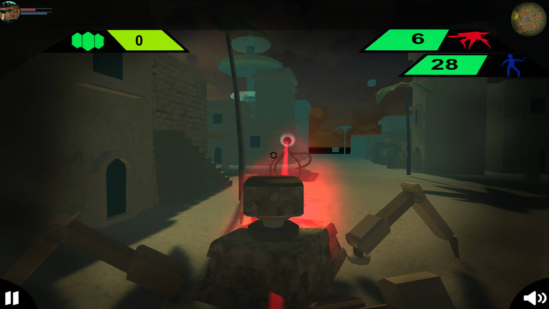 Spider-Tank vs Aliens screenshot 1