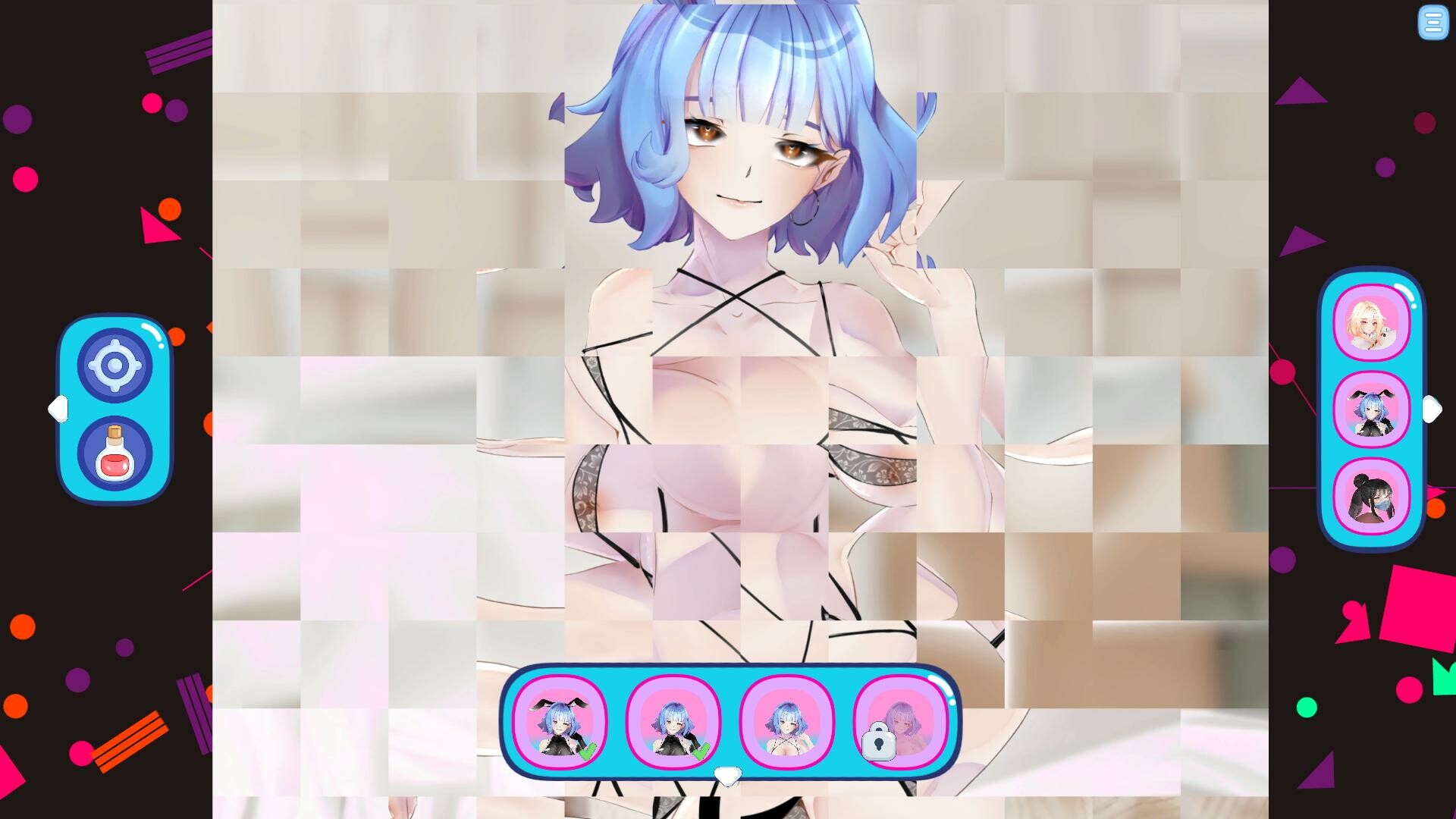 Nao's Love Triangle: Hentai Puzzle 18+ screenshot 1