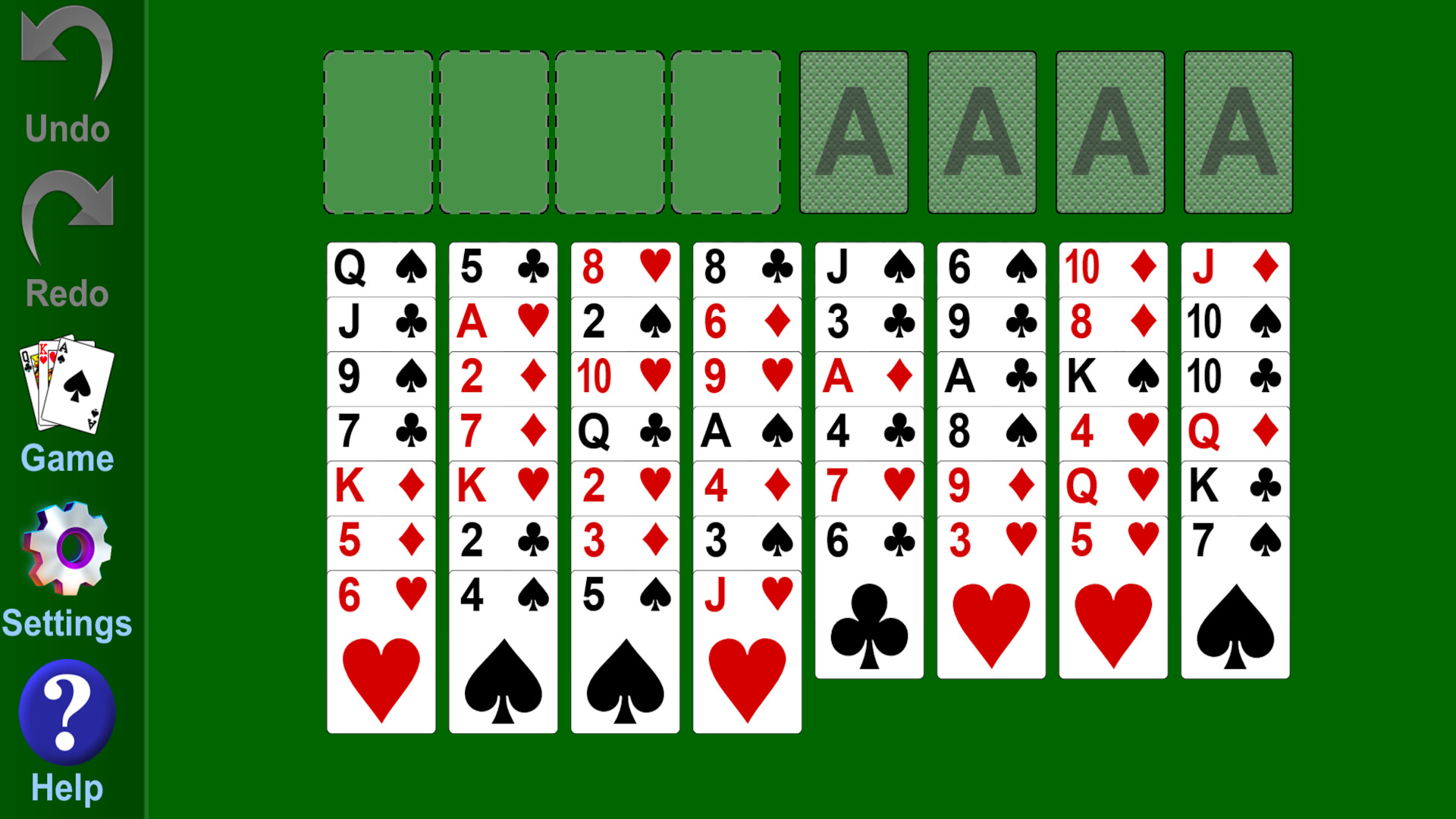 FreeCell Solitaire Classic Card Game screenshot 1