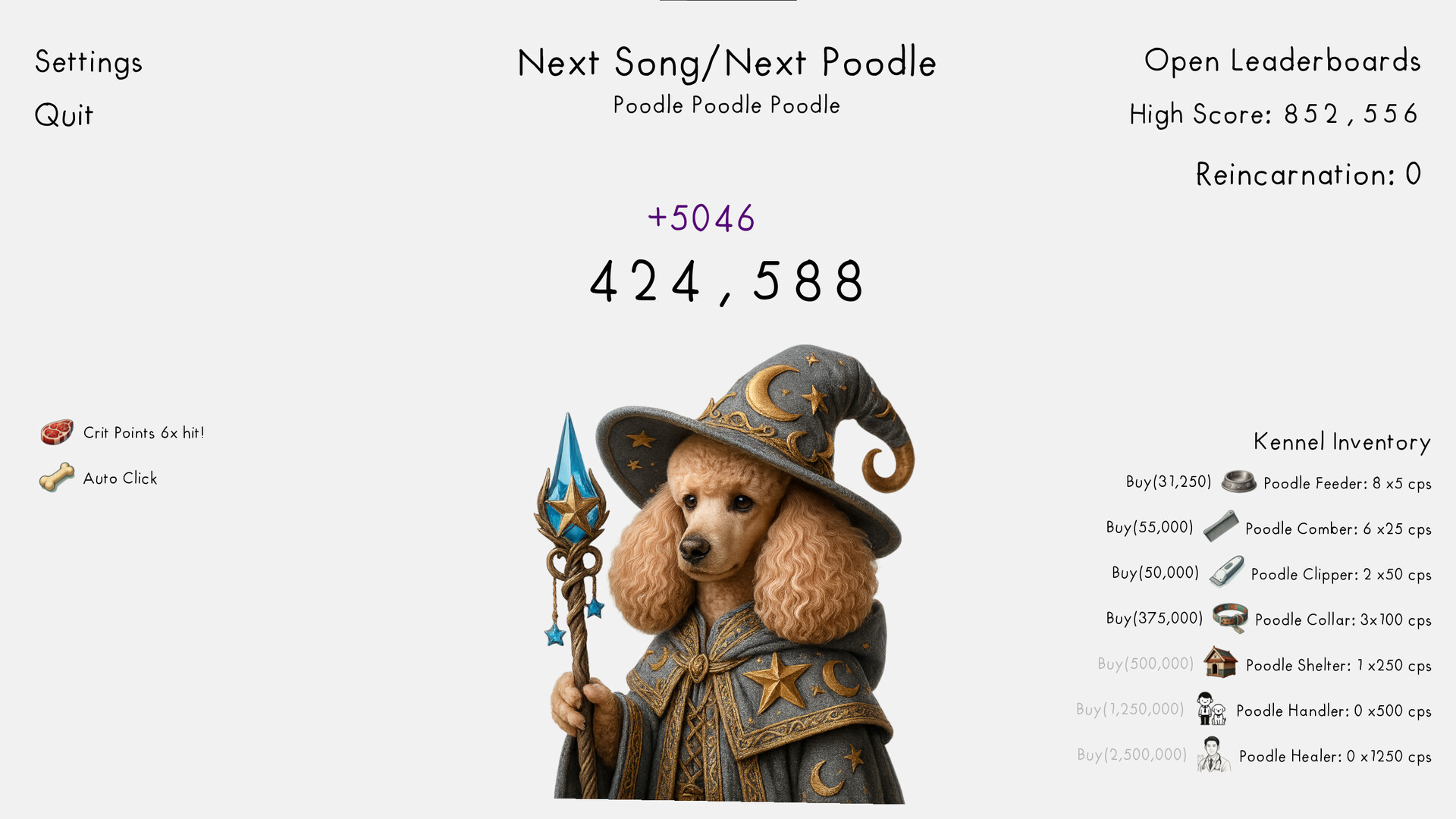 Poodle Clicker screenshot 1