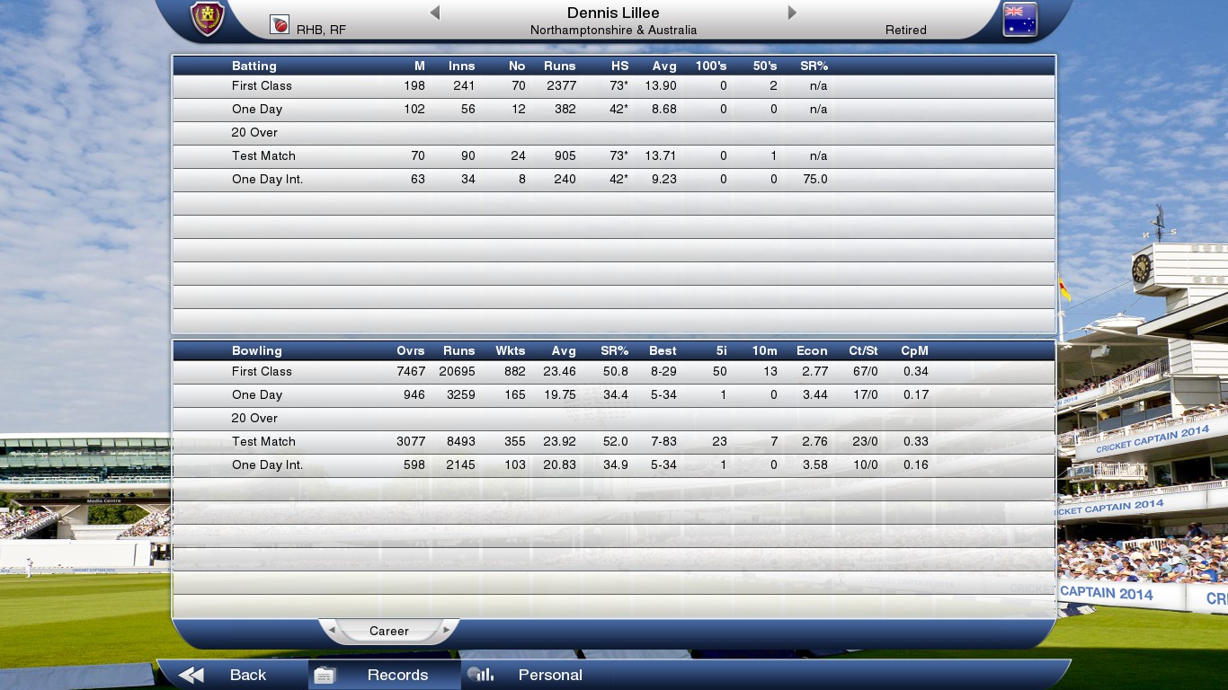 Cricket Captain 2014 screenshot 5