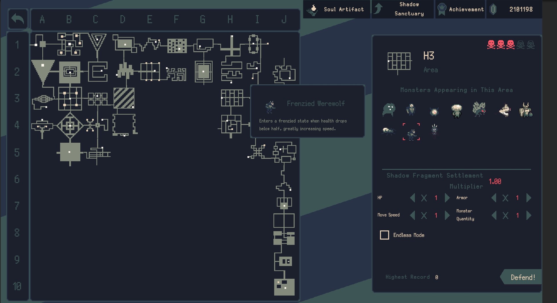 Dead Soul TowerDefense:Shadow Labyrinth screenshot 1