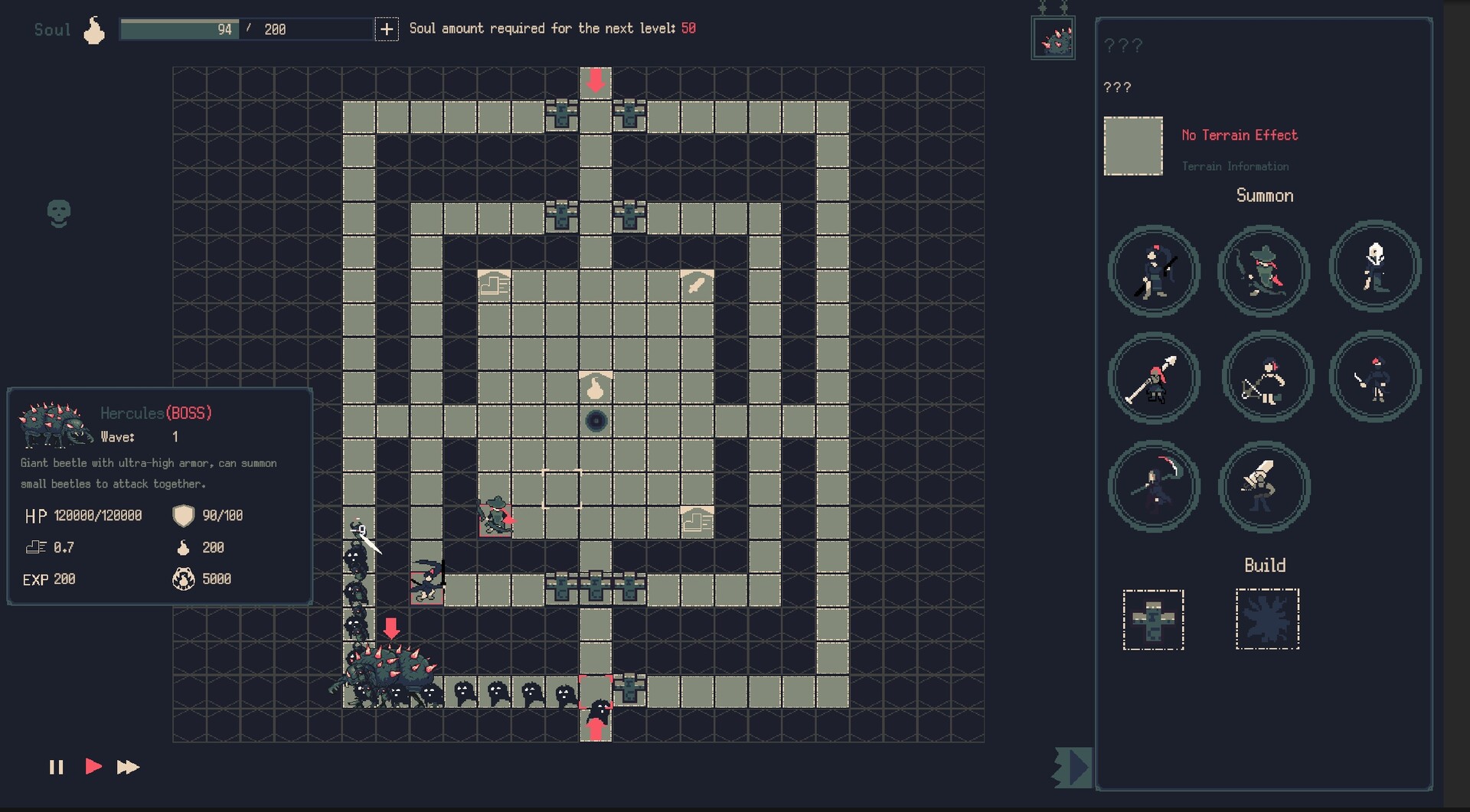 Dead Soul TowerDefense:Shadow Labyrinth screenshot 2
