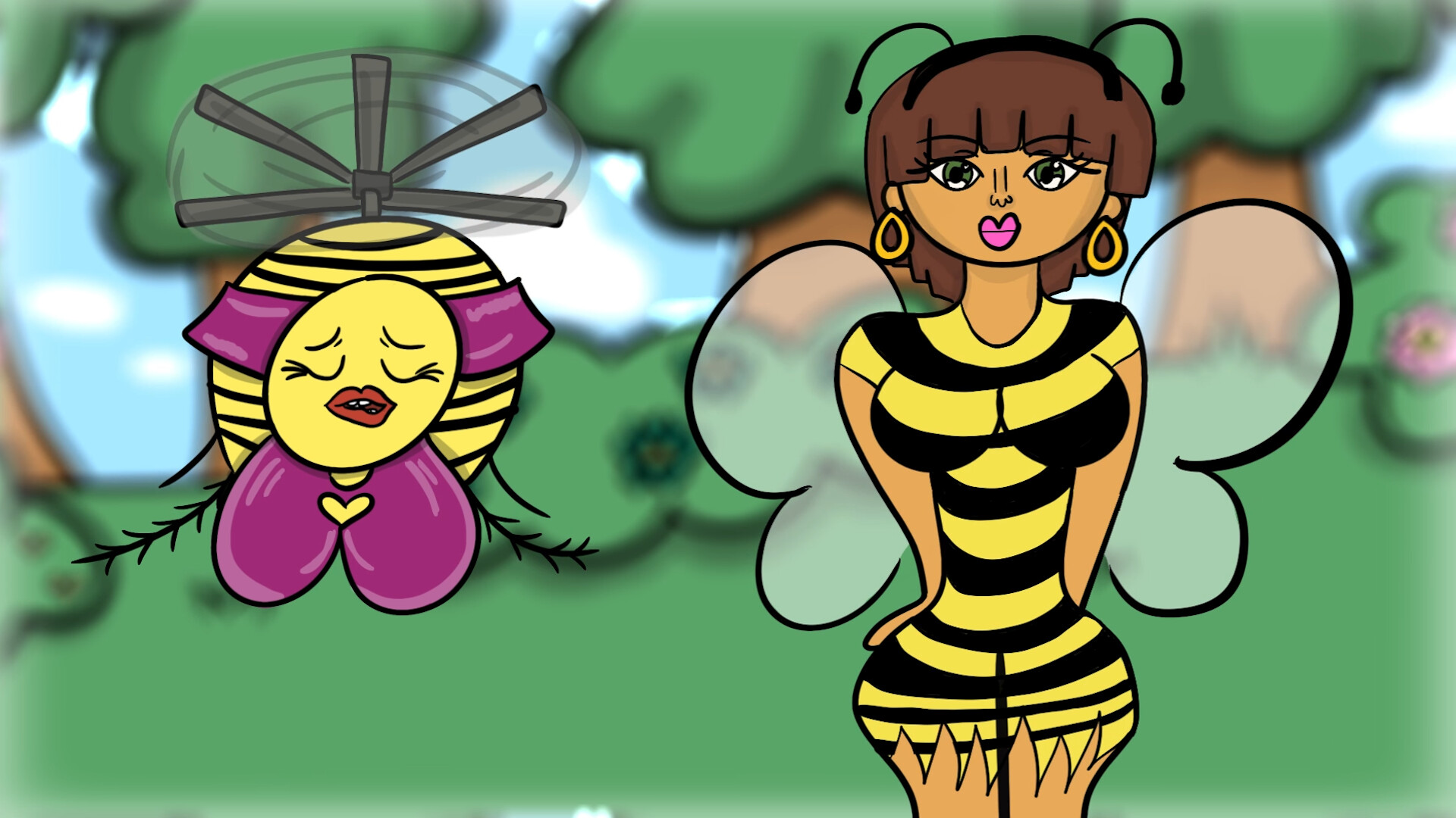 My Beeloved: A Bee Dating Sim screenshot 1