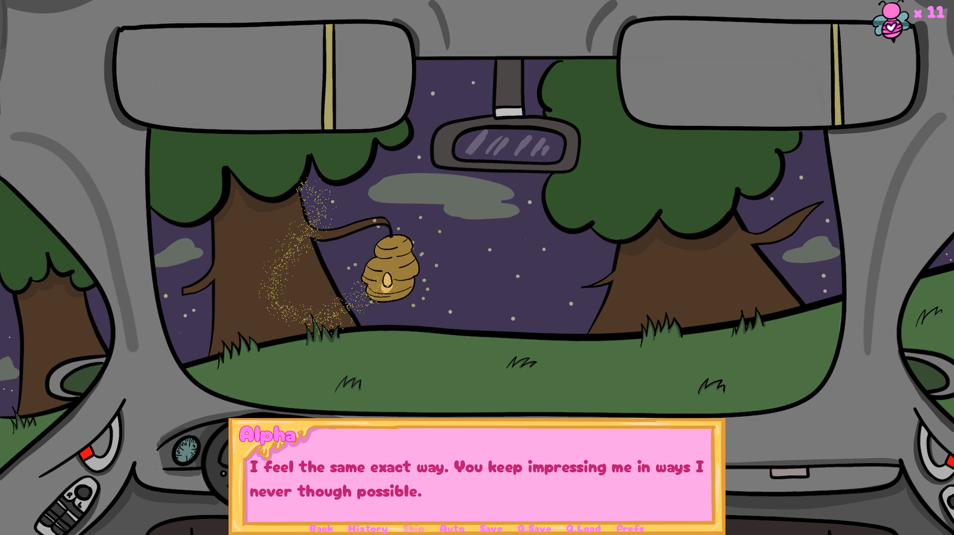 My Beeloved: A Bee Dating Sim screenshot 2