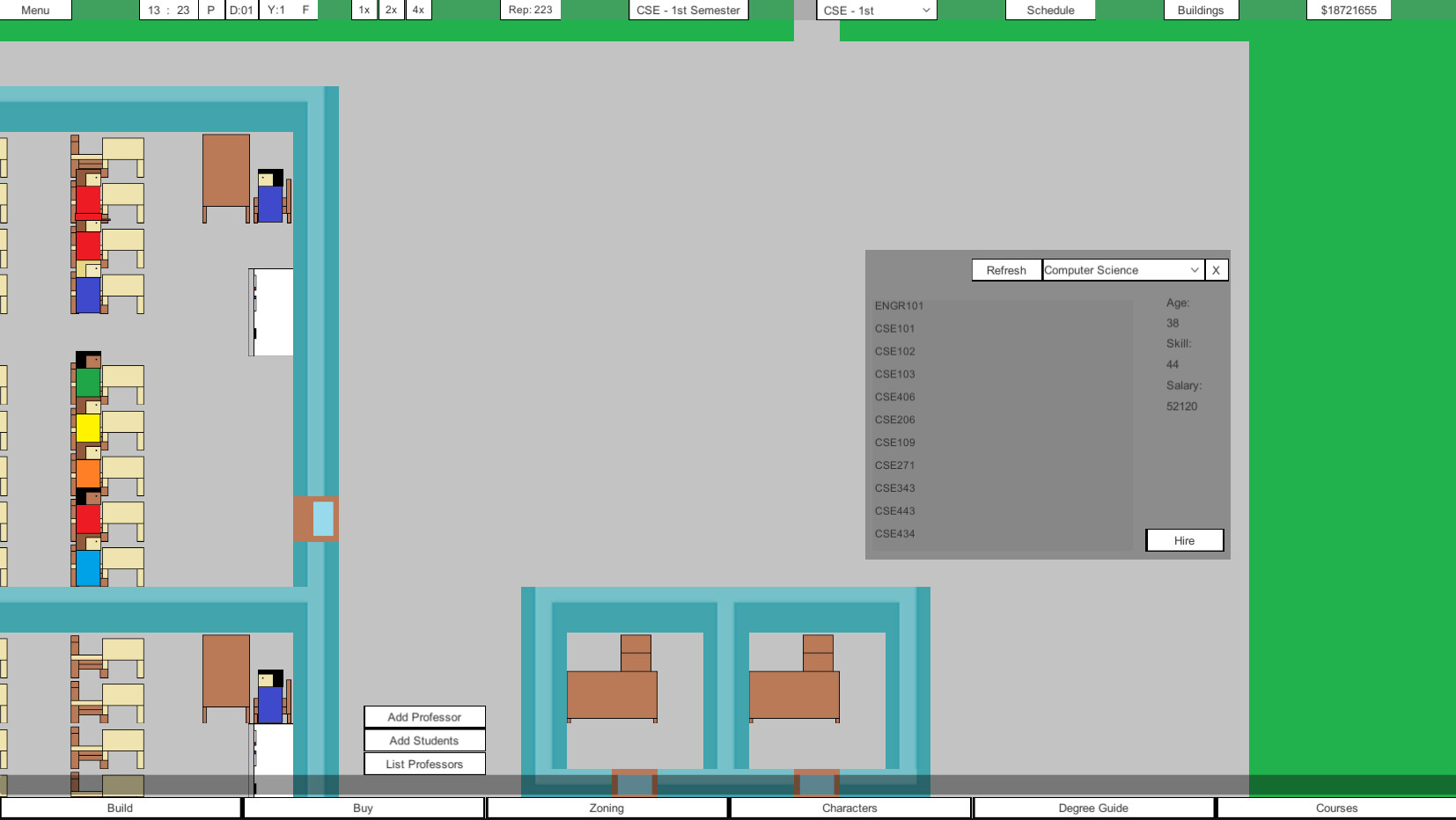 University Tycoon - The College Management Simulator screenshot 5