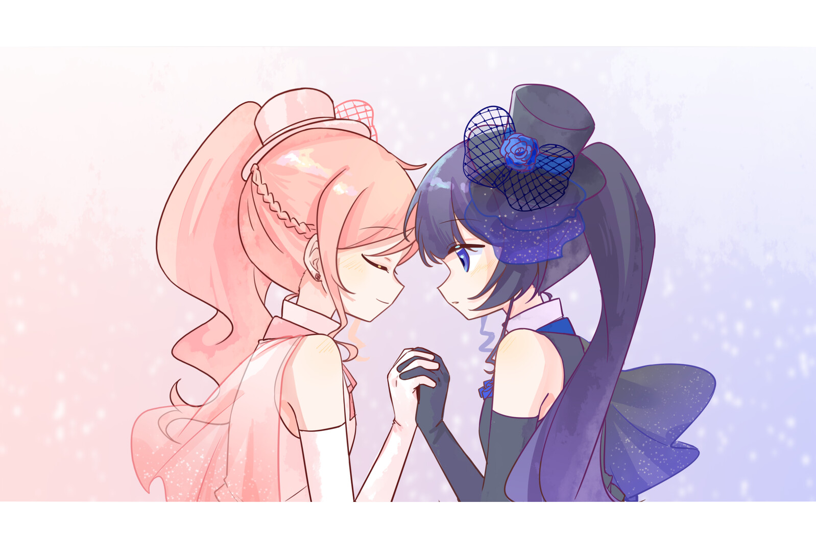 夜空色的魔法少女 - Nightsky Blue Magical Girl screenshot 1
