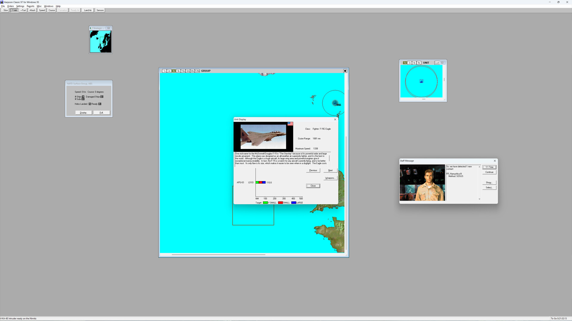 Harpoon Classic '97 screenshot 1