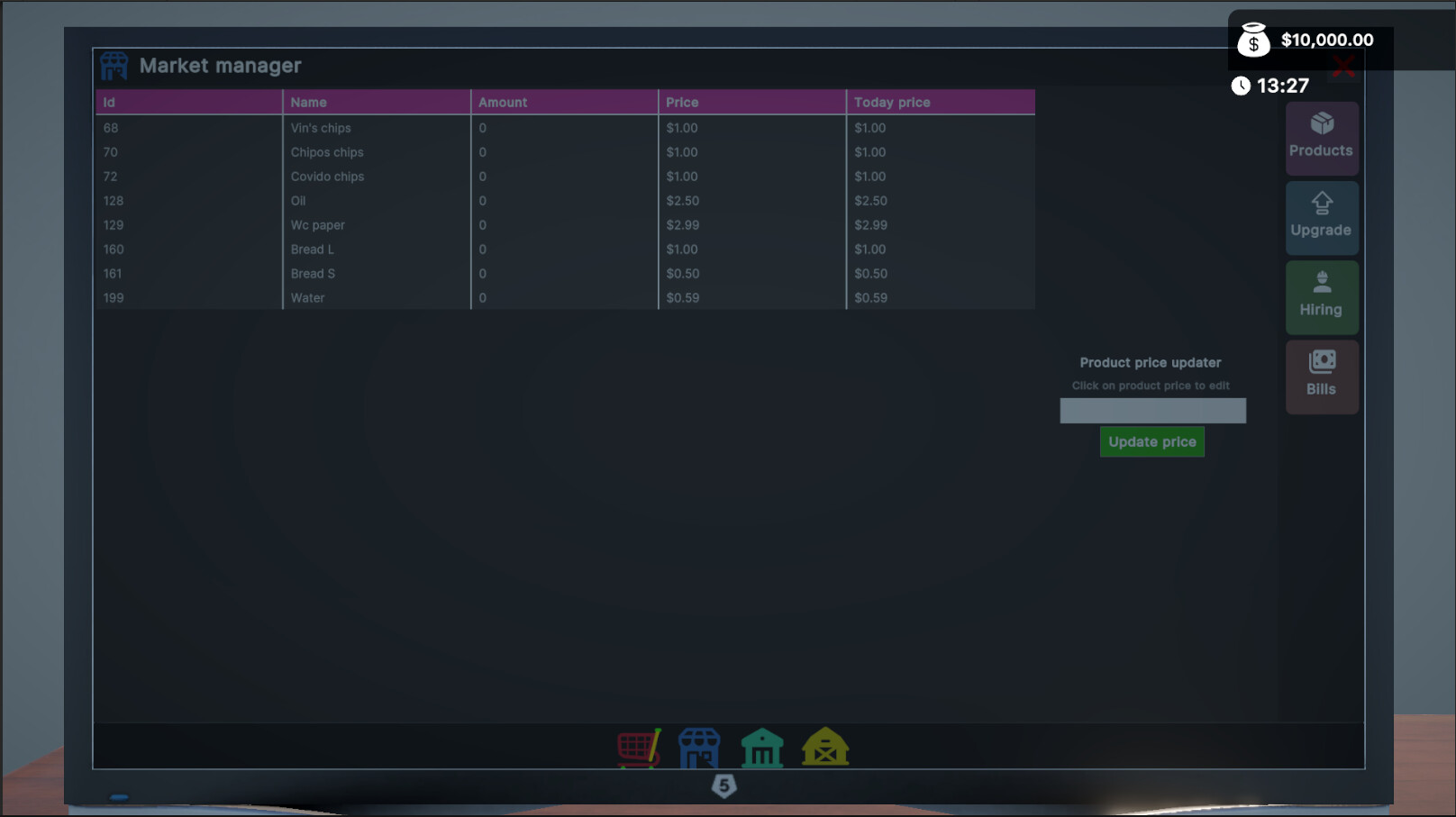 Market master Simulator screenshot 2