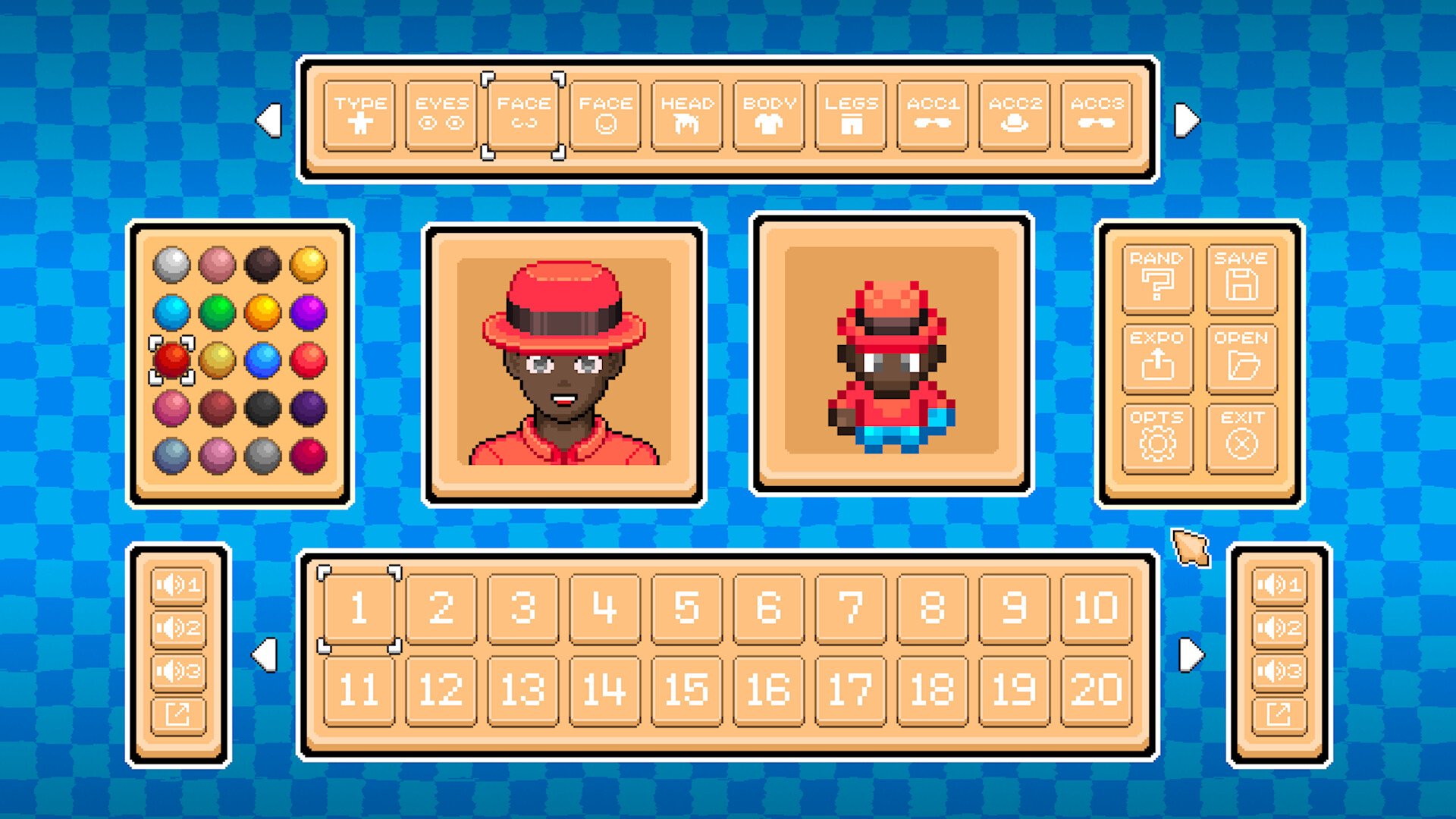 Pixelart Character Creator screenshot 4