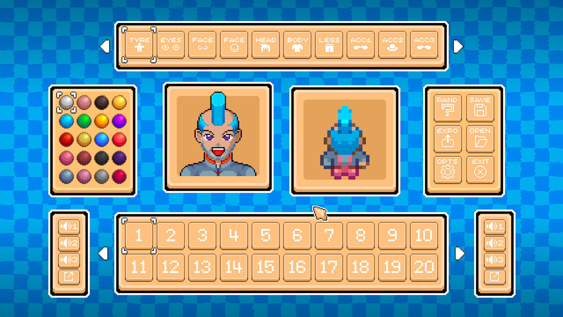 Pixelart Character Creator screenshot 5