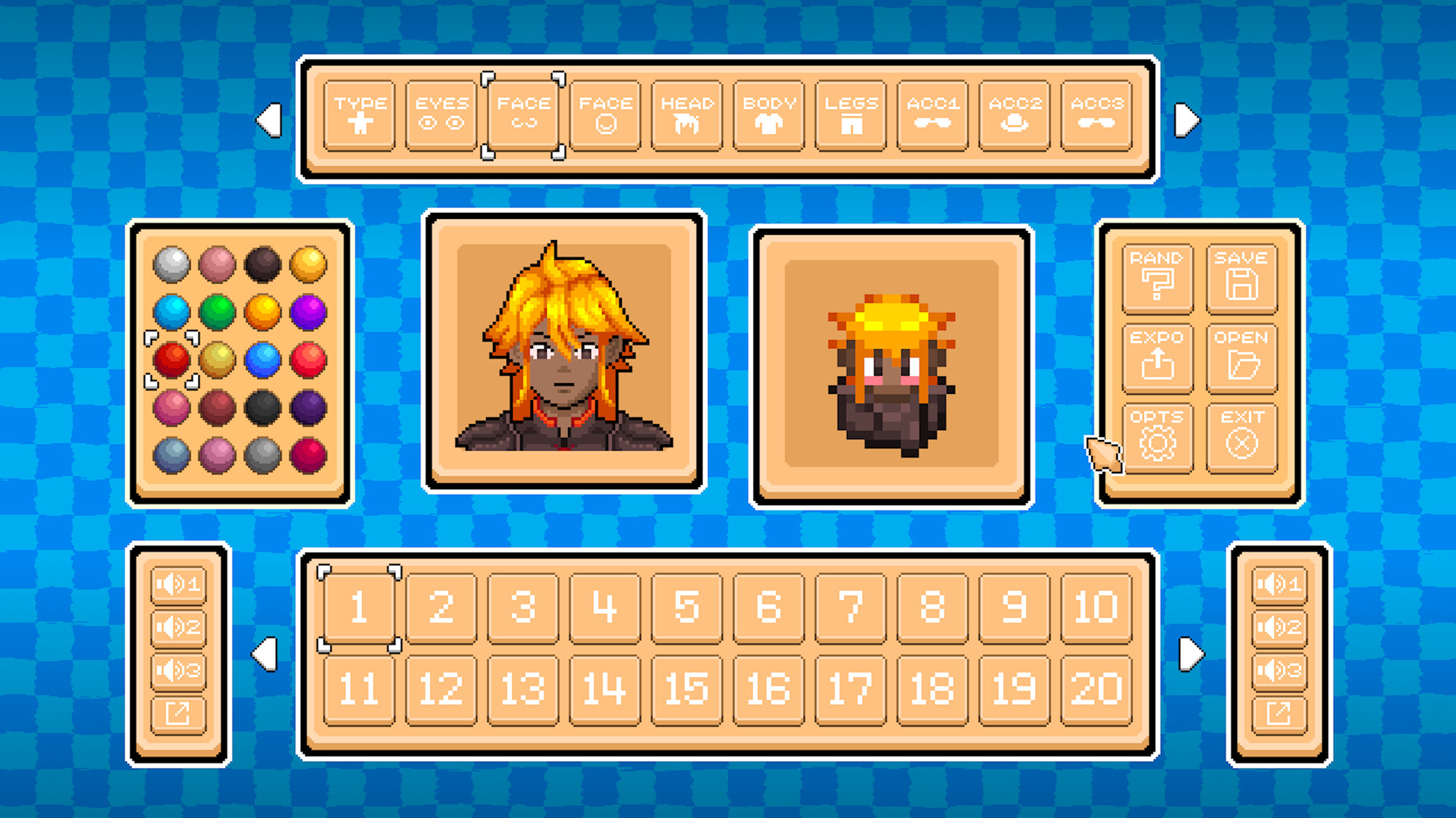 Pixelart Character Creator screenshot 2